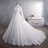 Long Sleeve Wedding Dresses Luxury High-neck Ball Gown Plus Size