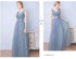 Elegant Sleeveless Tulle A-Line Bridesmaid Dress With Satin Belt And Lace Up Bow For Weddings