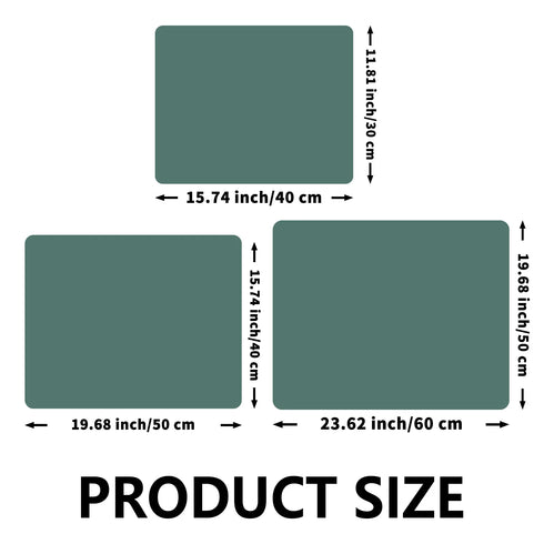 Solid Kitchen Super Absorbent Dish Drying Mats Non-Slip Draining Pads Quick Dry Tableware Accessories