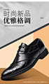 Luxury Handmade Crocodile Skin Derby Shoes for Men - Pointed Toe Lace-up Formal Business Footwear for Office & Career
