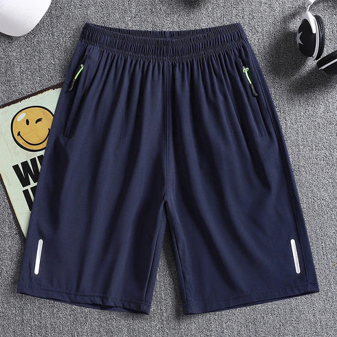 Fashion Sports Shorts Men Elastic Waist Breathable Quick Dry Bottom