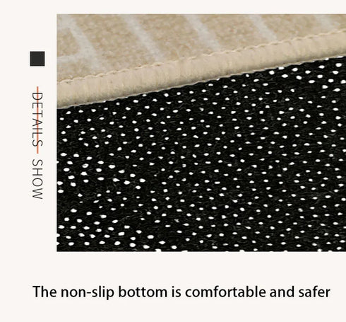 Minimalist Large Area Living Room Carpet Comfortable Bedroom Rug Home Decoration