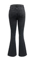 Ankle Length Flare Pants for Women - Stylish Boot Cut Denim Jeans with Pockets, High Waist & Zipper Fly for Effortless Fall Outfits