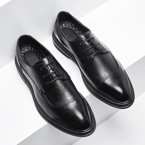 Elegant Handmade Oxford Brogue Shoes for Men - Classic Dress Formal Footwear for Weddings, Business, and Parties - Stylish Leather Attire for Every Occasion