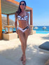 Sexy 3Pcs Bikini Sets Swimwear For Women Push Up Brazilian Biquini Linen Set