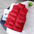 Men's Thermal Sleeveless Padded Vest - Casual Outdoor Body Warmer for Hiking and Winter Wear, Stylish and Functional Down Cotton Jacket, Windproof Design, Perfect for Autumn and Winter Adventures