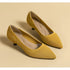 Stylish Women's Pointed Toe Slip-On Flat Pumps for Casual Spring and Autumn Wear