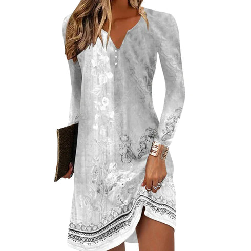 Vintage Dresses For Women Slim Fit Loose Mini Skirt Floral Elegance