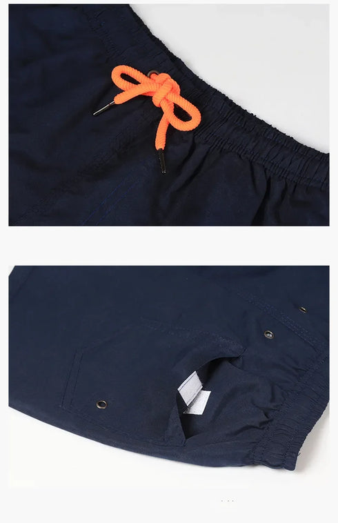 Men's Breathable Swimsuit Shorts, Casual Board Shorts Summer