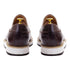 Genuine Leather Snake Pattern Casual Lace-Up Shoes for Men