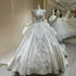 Luxurious Wedding Gown For Women Customized Satin Design