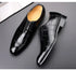 Comfortable Breathable Business Men's Loafers - Classic Low-Cut PU Leather Oxfords with Square Toe for Casual and Formal Occasions