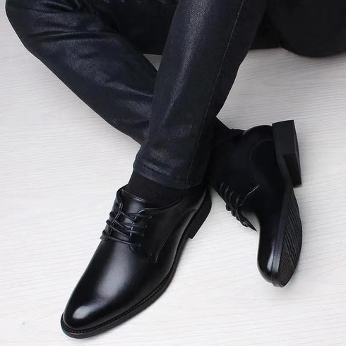 Spring and Autumn Casual Business Formal Leather Shoes for Men