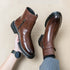 Luxury Business Men's Ankle Boots with Side Zipper - Winter Leather Chelsea Style