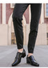 Leather Men Dress Shoes Elevator Business Oxford Footwear for Wedding and Office