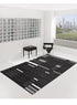 Modern Minimalist Large Area Rug for Living Room and Bedroom Decor