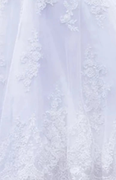 Arabic Women Wedding Gowns Luxury V-neck Satin Lace Dress