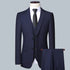 Elegant Men's 3-Piece Suit Set - Blazer, Waistcoat & Trousers for Business, Weddings, and Job Interviews - Slim Fit Smart Casual Attire for Every Season