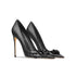 Classic Pointed Women's High Heels with Big Flower Detail - Fashionable and Comfortable Office Pumps for Stylish Women