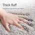 Super Thick Fluff Fiber Bath Mat Comfortable Soft Non-Slip Absorbent Rug Shower Room Doormat