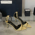 Pointed Toe Ankle Strap Gladiator Heels For Women Sandal