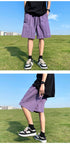 Men's Shorts Pants Summer Casual Drawstring Baggy Trousers