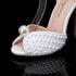 Elegant Women’s Gladiator Sandals with Luxury Pearls and Studs – Chic Peep Toe High Heels for Weddings and Special Occasions