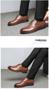 Men Breathable Leather Shoes Soft Sole Business Casual Footwear