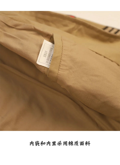 Men's Tactical Lightweight Military Cotton Bomber Jacket - Spring and Autumn Khaki Fury WW2 Tanker Style with Zipper Closure and Pockets for Outdoor Travel