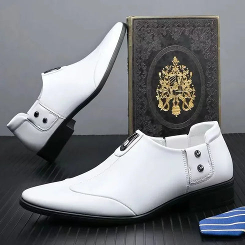 Classic Leather Men's Loafers | Stylish Driving Moccasins for Business & Formal Wear