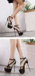 Sexy Platform Sandals Women Strappy Thin High Heels