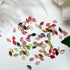 50pcs 3D Kawaii Colorful Leaf Nail Art Charms - Mixed Resin Nail Decorations and Acrylic Rhinestones for DIY Manicure Accessories and Press-On Nails