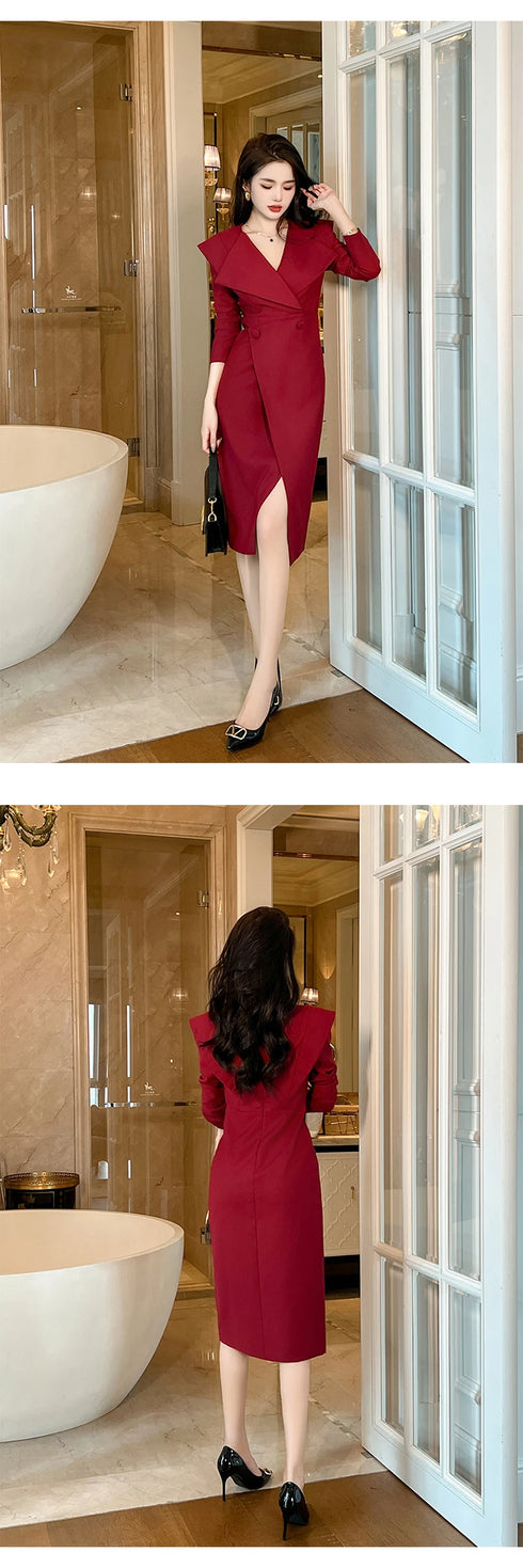 Chic Work Style Business Formal Dresses For Women Clothing