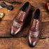 Elegant Men's Oxford Leather Shoes for Office Wear - Comfortable, Wear-Resistant, and Stylish Casual Footwear for Formal Occasions