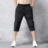 Men's Shorts Summer Breeches Thin Nylon 3/4 Length Trousers Quick Drying Beach Bermuda Board