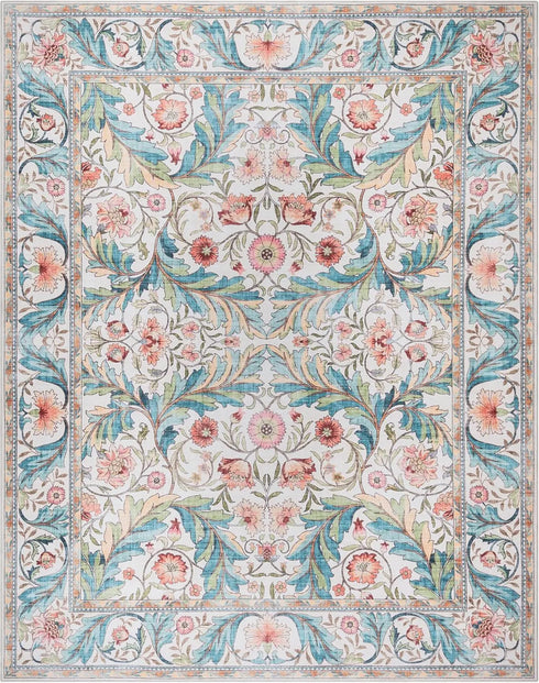 Printed Indoor Boho Area Rug Non Slip Super Strong Home Décor for Entryway Bedroom Living Room