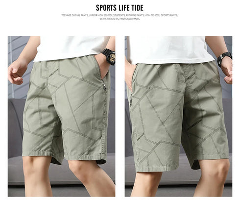 Men's Casual Shorts Summer Thin Section Trendy Loose Trousers