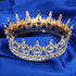 Elegant Baroque Round Tiara for Bridal and Special Occasions