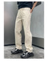 Black Men's Designer Jeans Straight Leg Baggy Denim Trousers