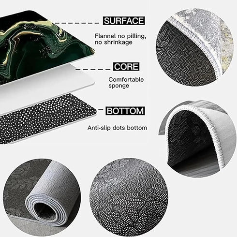 Nordic Luxury Crystal Fleece Large Living Room Carpet Rug for Home Decor