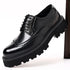 Mens Derby Shoes Height Increase Formal Dress Footwear Casual Leather Oxford Shoes