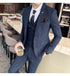 Stylish Business Casual Three-Piece Suit for Men with Vest and Trousers
