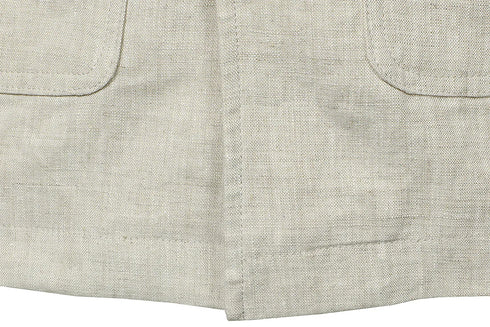 Men's Fashionable Safari Jacket - Casual Linen Outerwear with Pockets for Spring and Autumn - Retro British Gentry Style Tops for Men