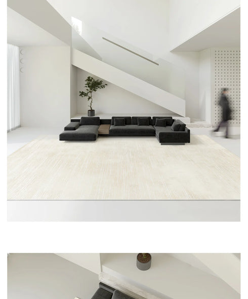 Minimalist Large Area Living Room Carpet Comfortable Bedroom Rug Home Decoration