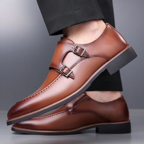 Comfortable Soft Leather Loafers Shoes for Men Elegant Business Wedding Casual Outdoor Driving