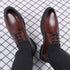 Groom Standard Dance Dress Shoes for Men Stylish Leather Casual Heels