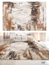 Light Luxury Retro Area Rugs for Living Room and Bedroom Plush Soft Thick Mats