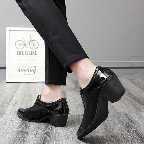 Men's Formal Leather Oxfords Dress Shoes for Business and Wedding Events