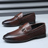 Stylish Men's Genuine Leather Pointed Loafers for Summer - Comfortable, Breathable Casual Shoes Perfect for Spring and Autumn Occasions