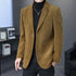 Men's Fashion Business Casual Blazer Simple Elite Party Suit